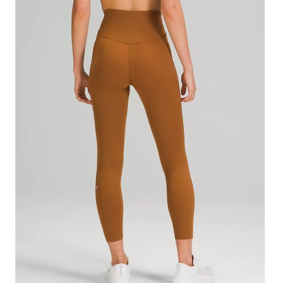 🥰 Lululemon Base Pace High-Rise Running Tight 25" Copper Brown Size 16 18 20 - Picture 4 of 6